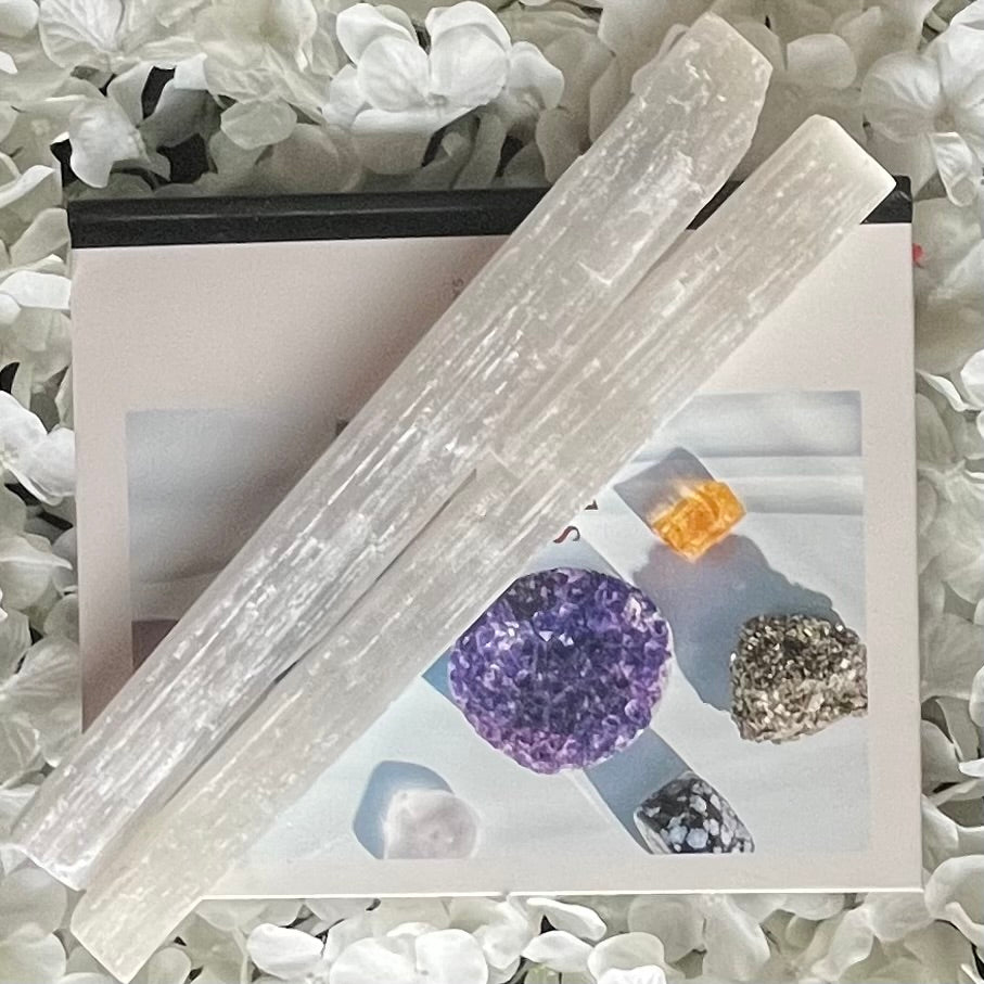 Selenite Stick/Wand - Cleansing & Purification 5- 460g - 480g Crystals