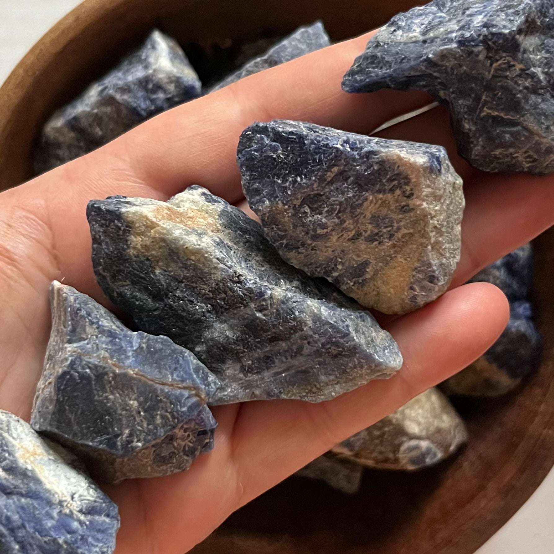 Rough Sodalite Chunk - Wisdom & Guidance 31g - 40g Crystals