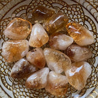 Madeira Citrine Tumblestones (Heat Treated) - Abundance & Success Crystals