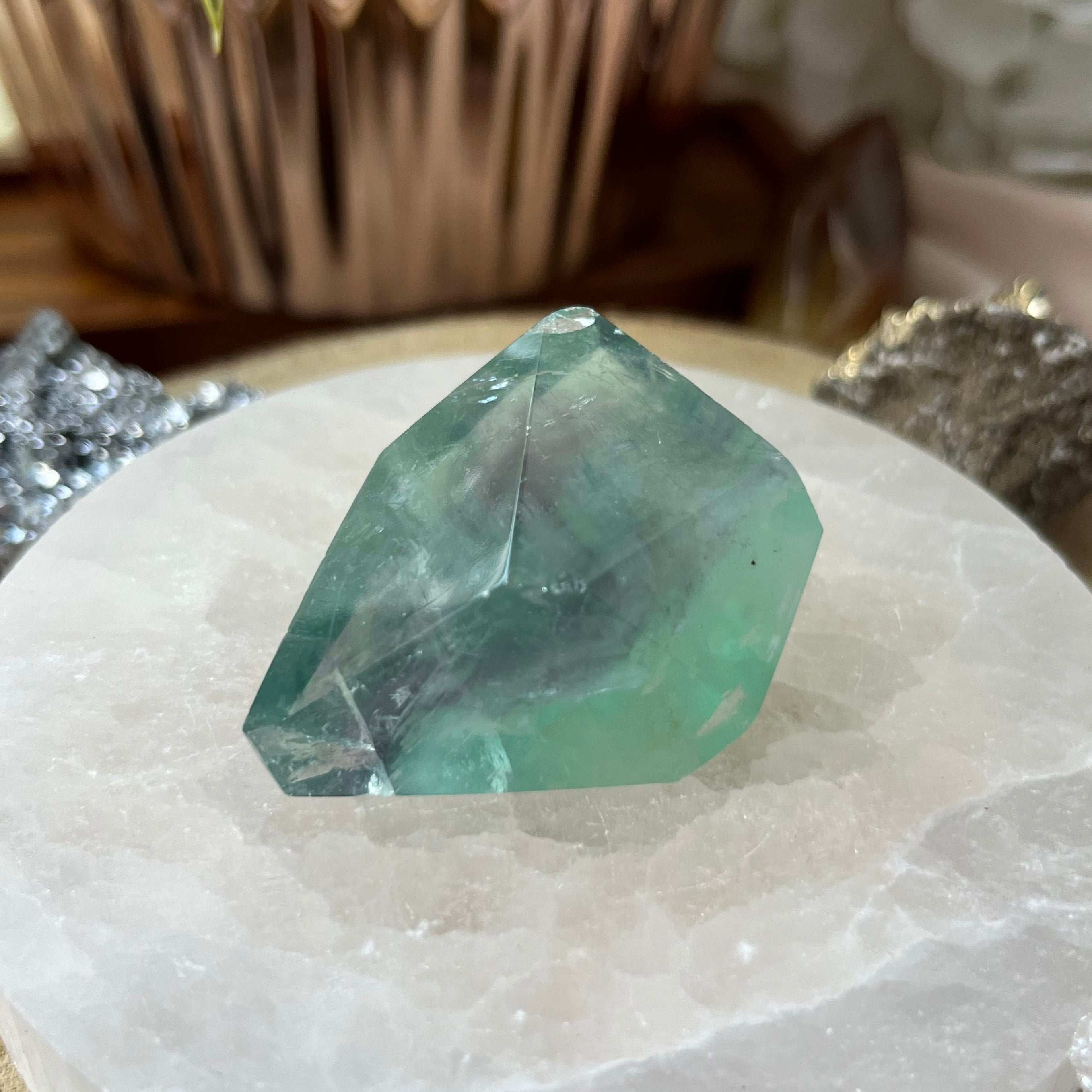 Fluorite Faceted Freeform - Intuition & Protection 6- Small Crystals