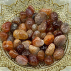 Fire Agate Tumblestones - Protection & Personal Strength Crystals