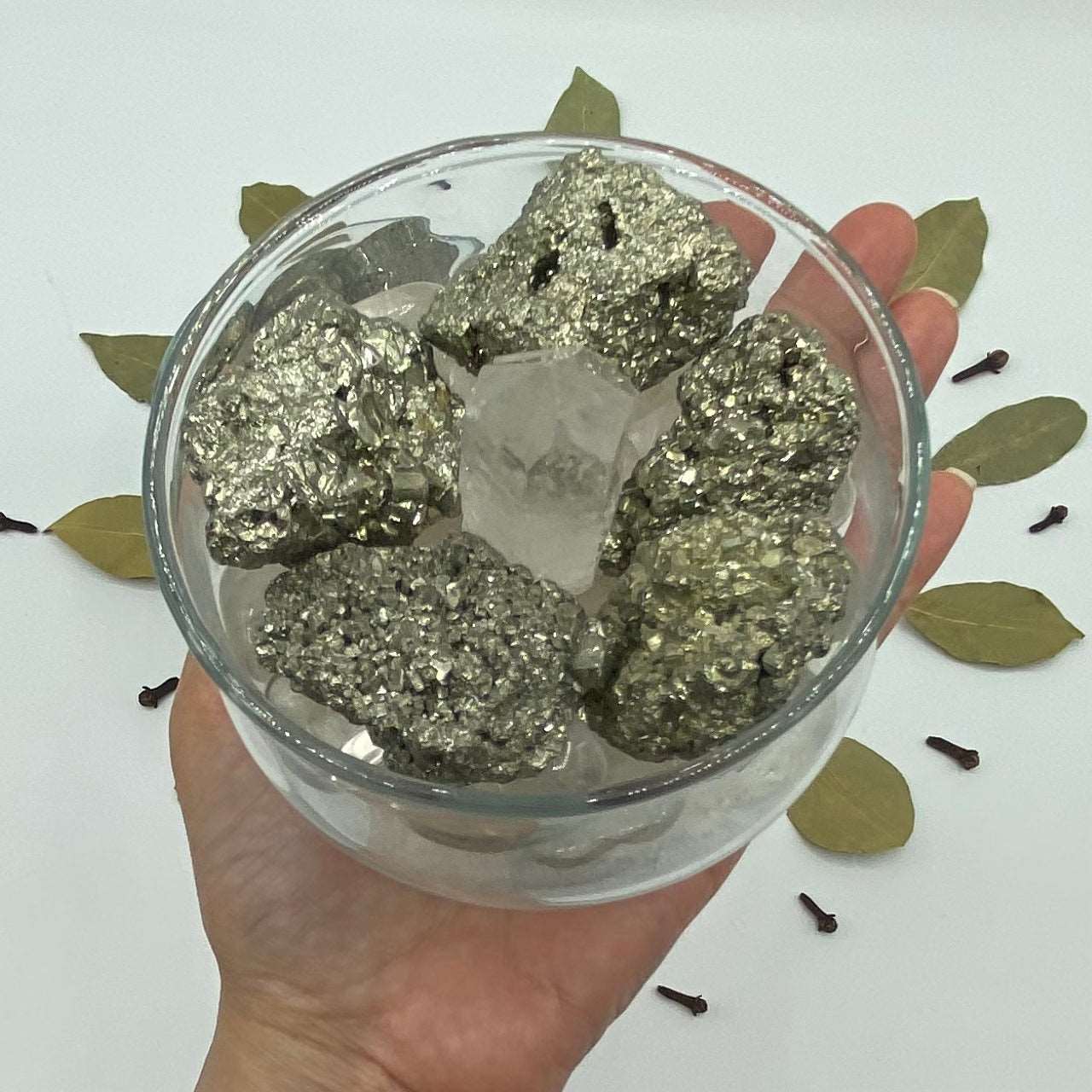 Fortune Crystals Bowl Rough Pyrite Crystals