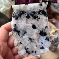 Rainbow Moonstone Slice - Feminine Energy 1- 9.8cm x 7.2cm Crystals