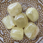 Lemon Calcite Tumblestones Large Crystals