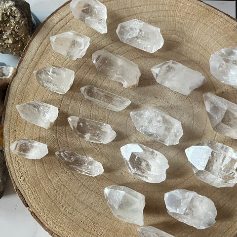 Rock Crystal (Quartz) Rough Points (Mini & Small)- Intuition & Wisdom