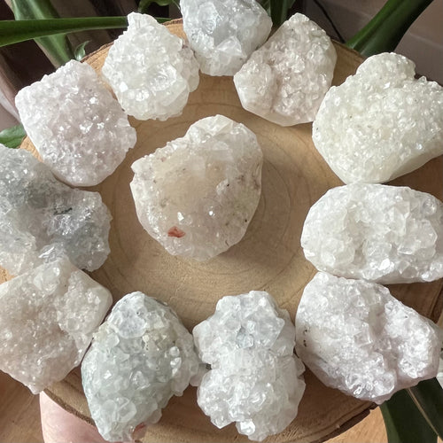 apophyllite cluster for meditation and anxiety