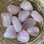 Rose Quartz Tumblestones (Grade A) - Universal & Unconditional Love Crystals