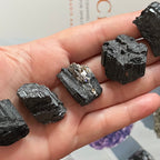 Rough Black Tourmaline Chunk - Energetic Protection 1- 5g-20g Crystals