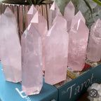Rose Quartz Point - Universal & Unconditional Love Crystals