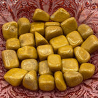 Golden (Yellow) Jade Tumblestones - Energy & Happiness Crystals