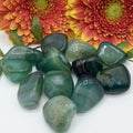 Green Agate Tumblestones - Balance & Good Fortune Small Crystals