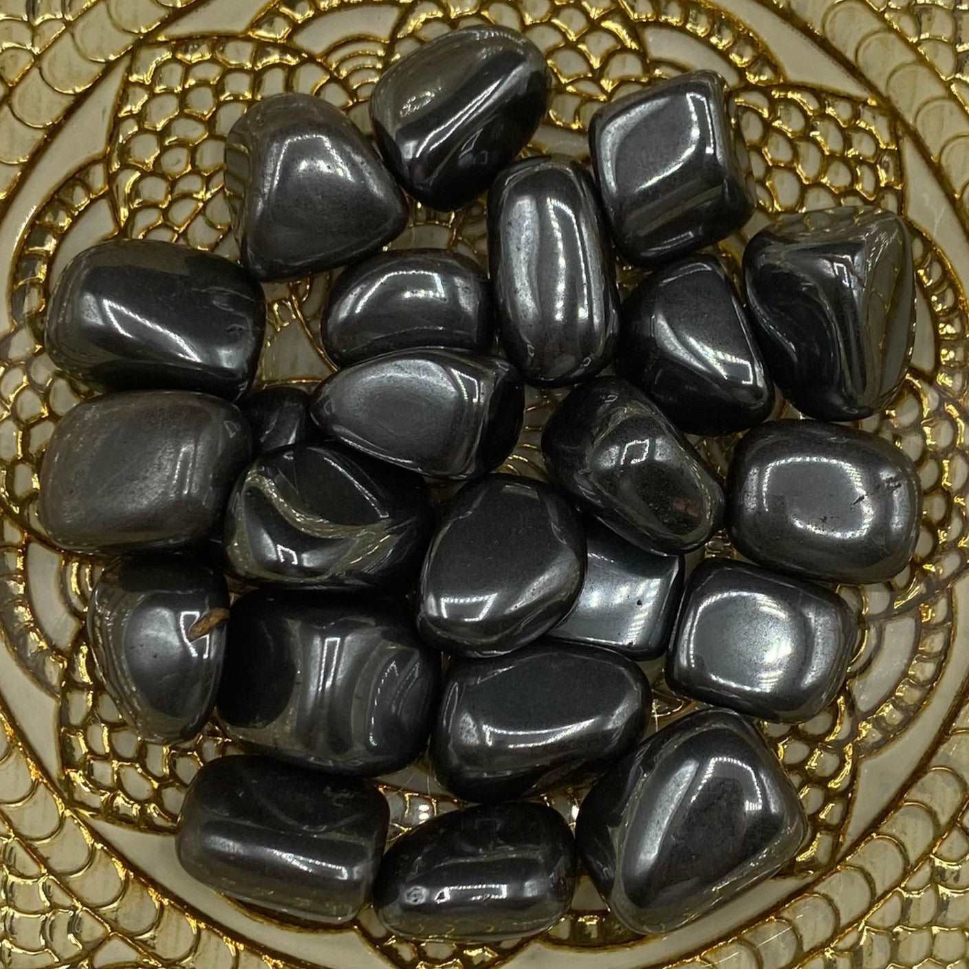 Hematite Tumblestones - Protection & Connection Medium Crystals