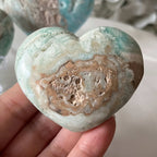 Caribbean Calcite Heart - Spiritual Growth & Self-Confidence Crystals
