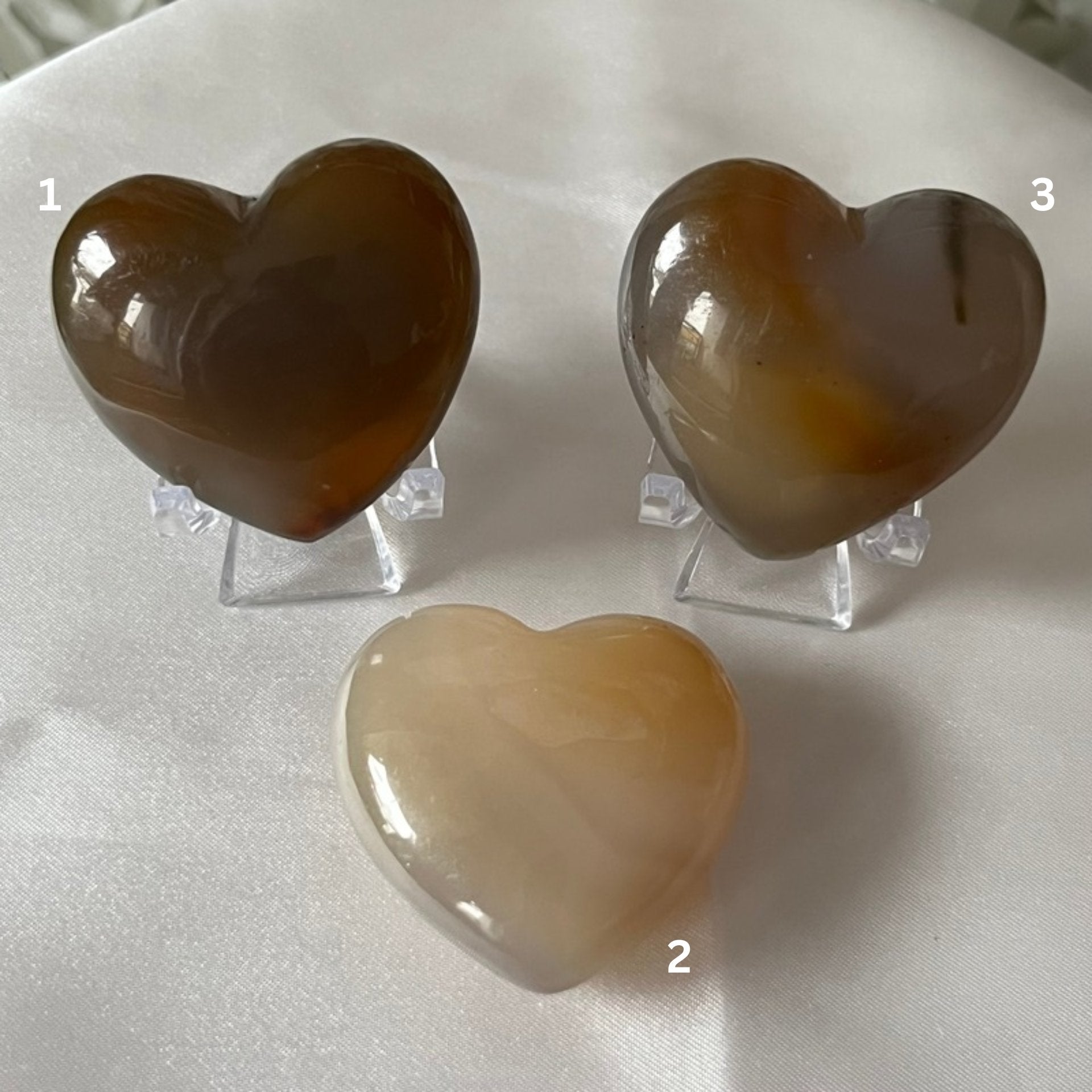 Carnelian Heart -Vitality & Courage Crystals