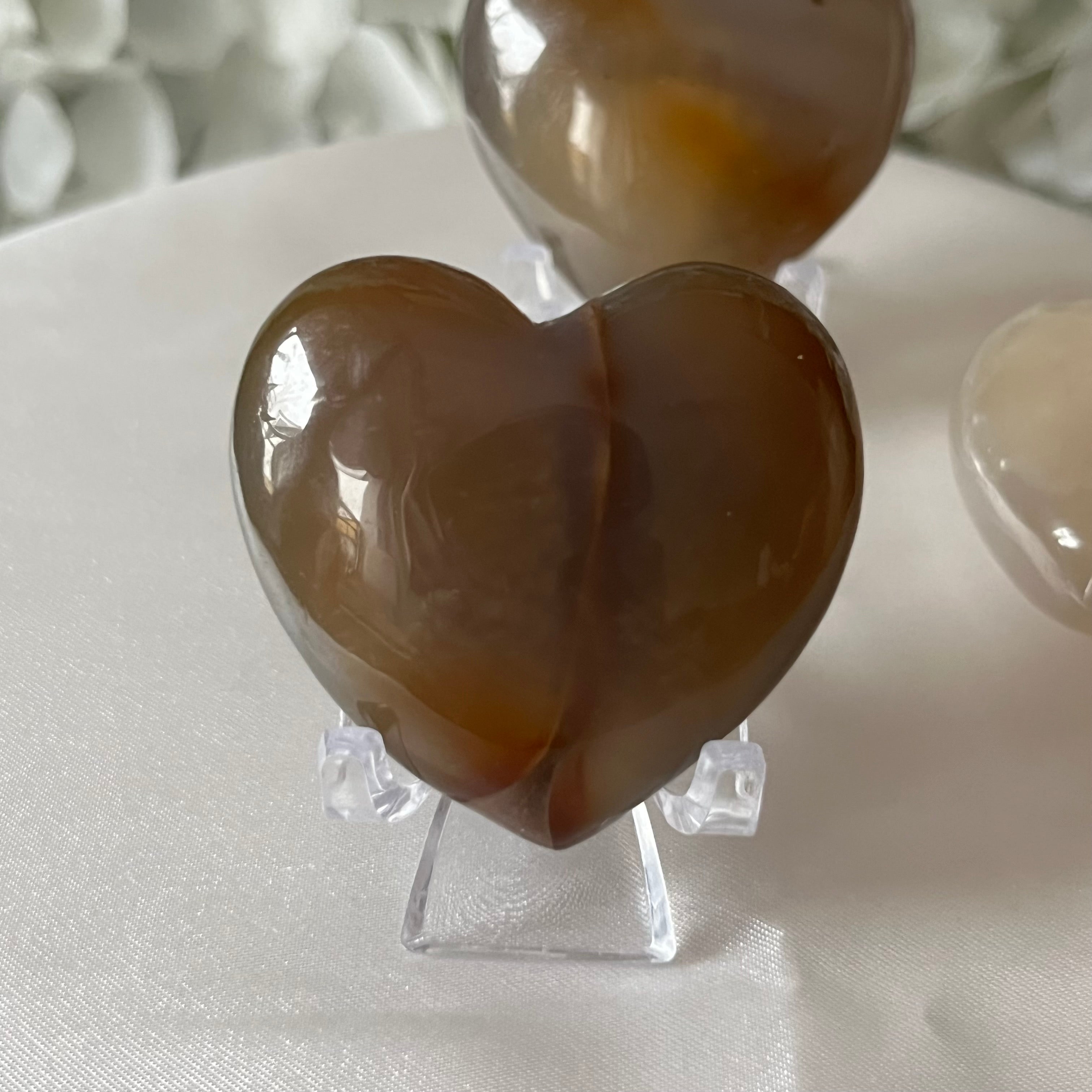 Carnelian Heart -Vitality & Courage Crystals
