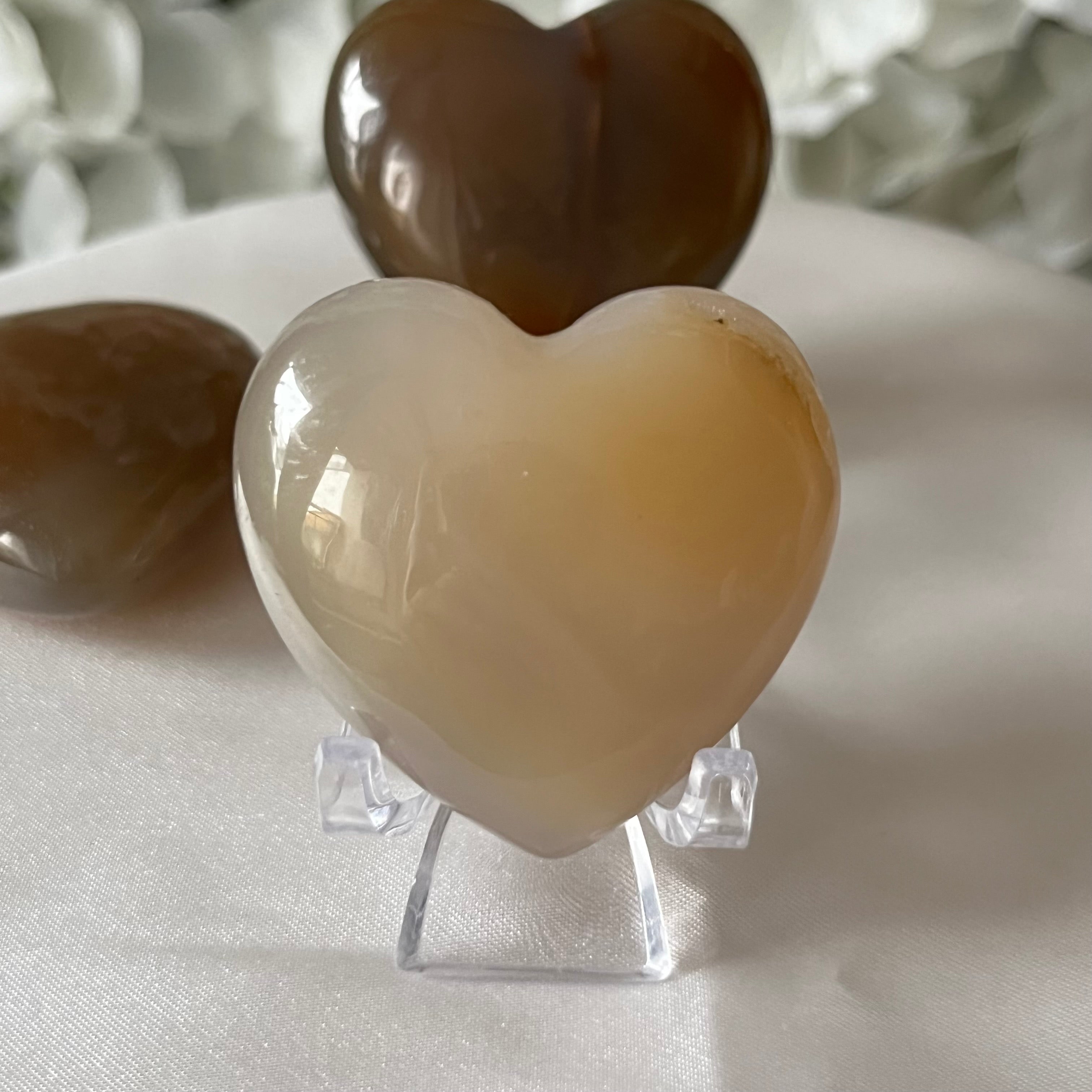 Carnelian Heart -Vitality & Courage Crystals