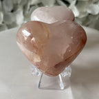 Fire (Hematoid) Quartz Heart Crystals