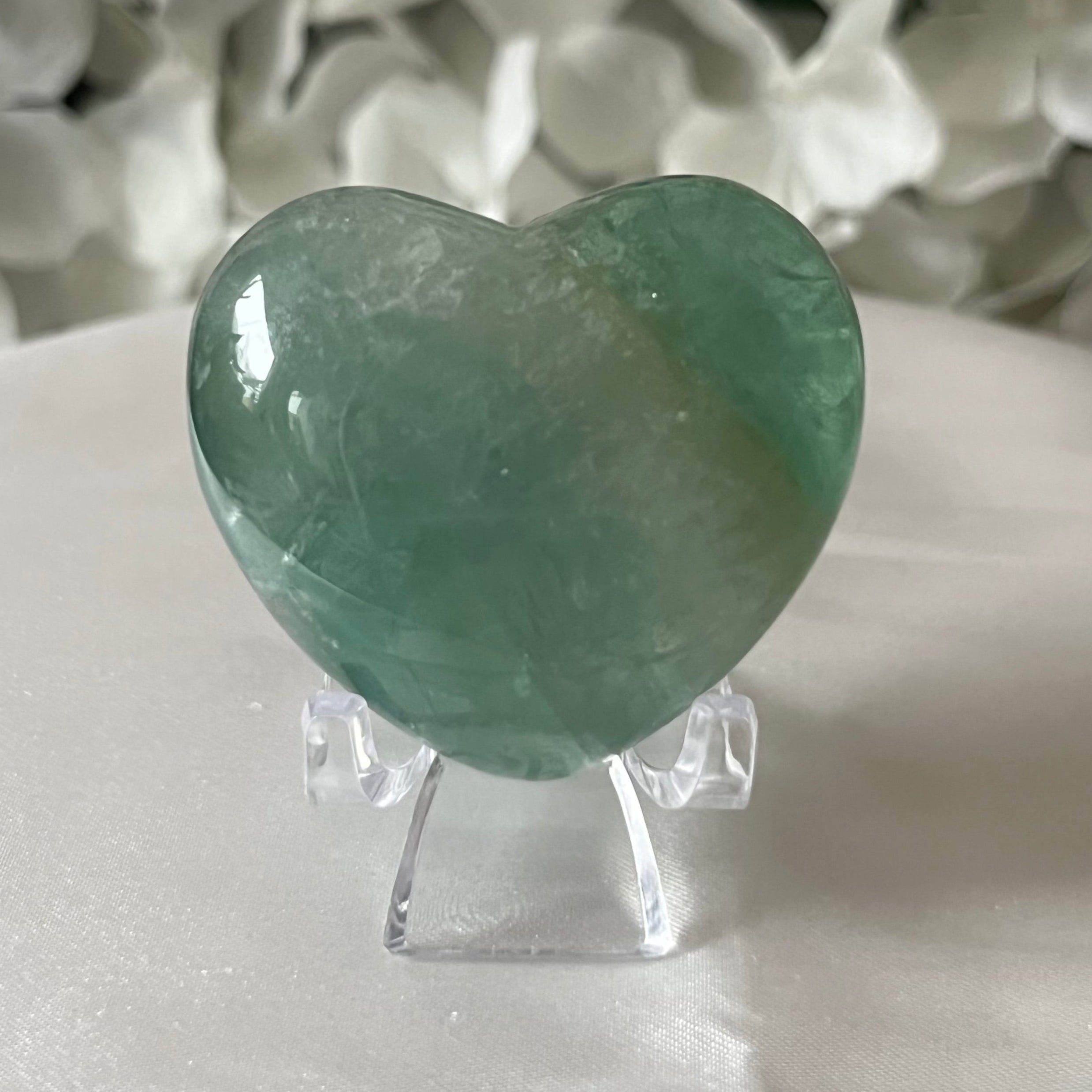 Fluorite Heart - Intuition & Protection Crystals