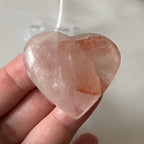 Hematoid Quartz Heart Crystals