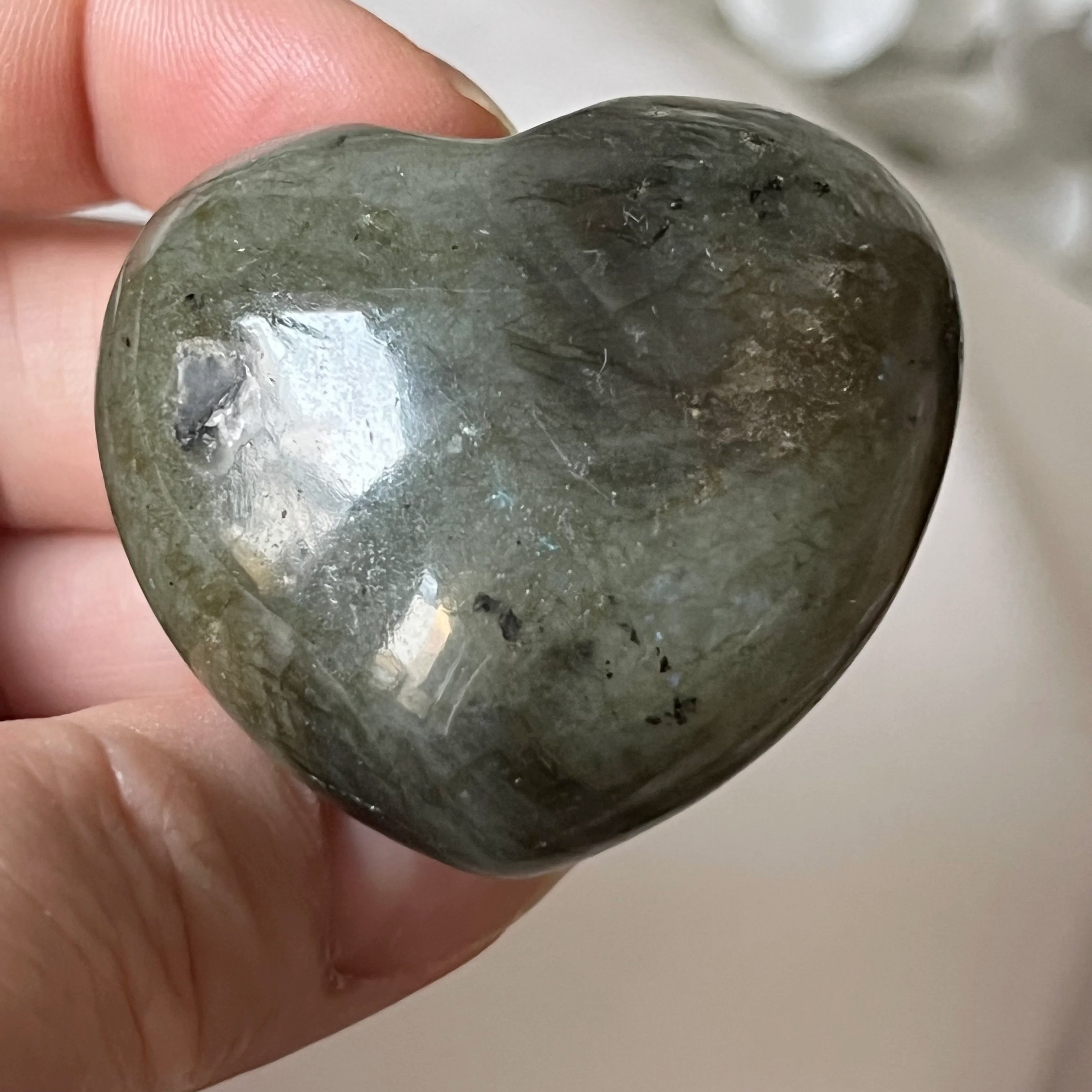 Labradorite Heart - Magic & Clairvoyance Crystals