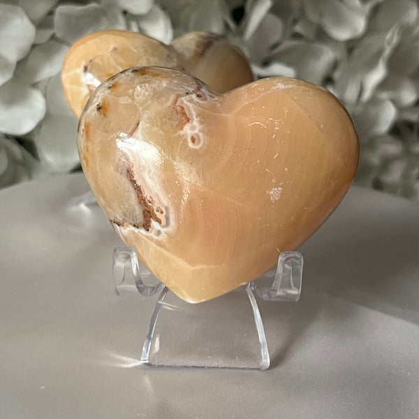 Mexican Onyx Heart Crystals