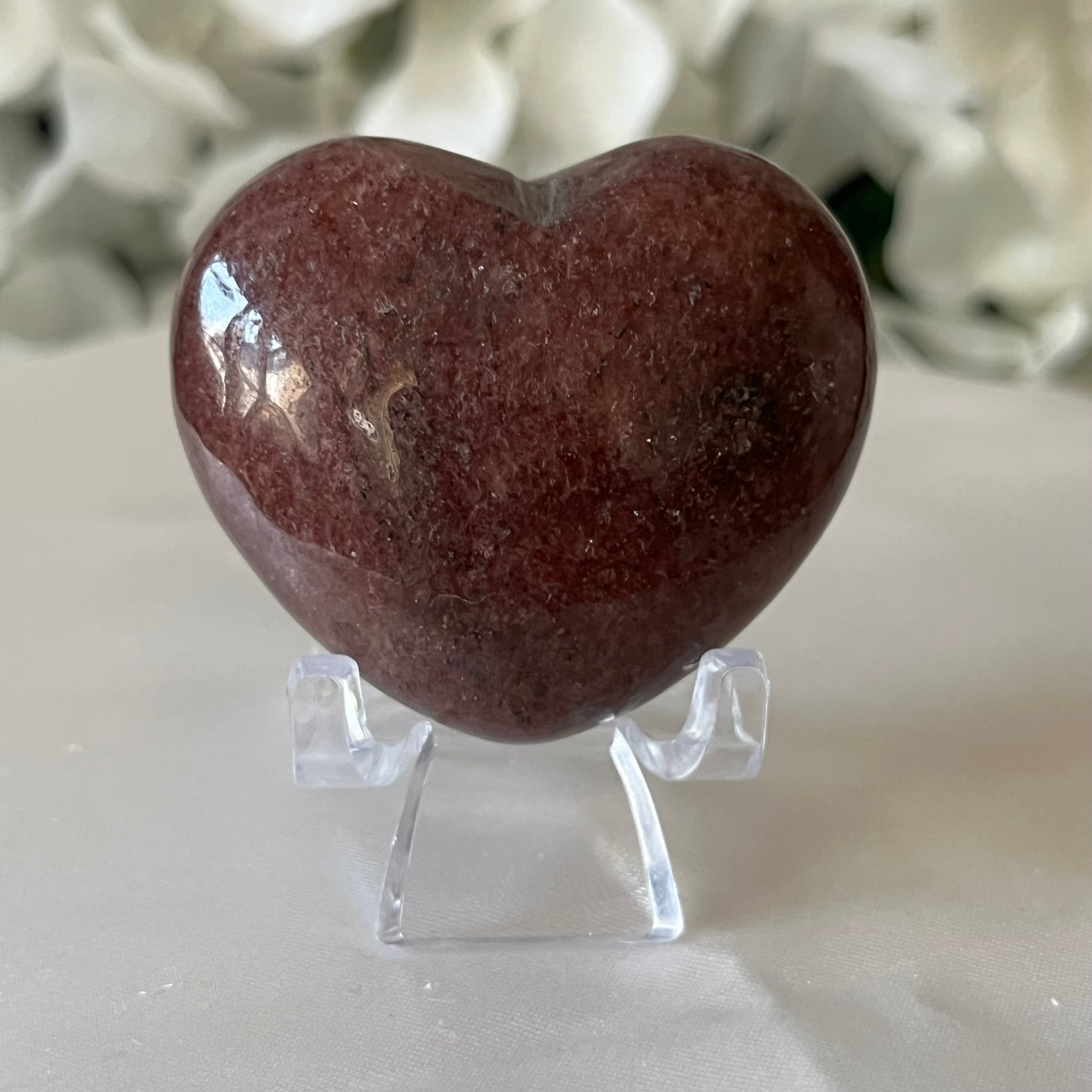 Red Mica Heart Crystals