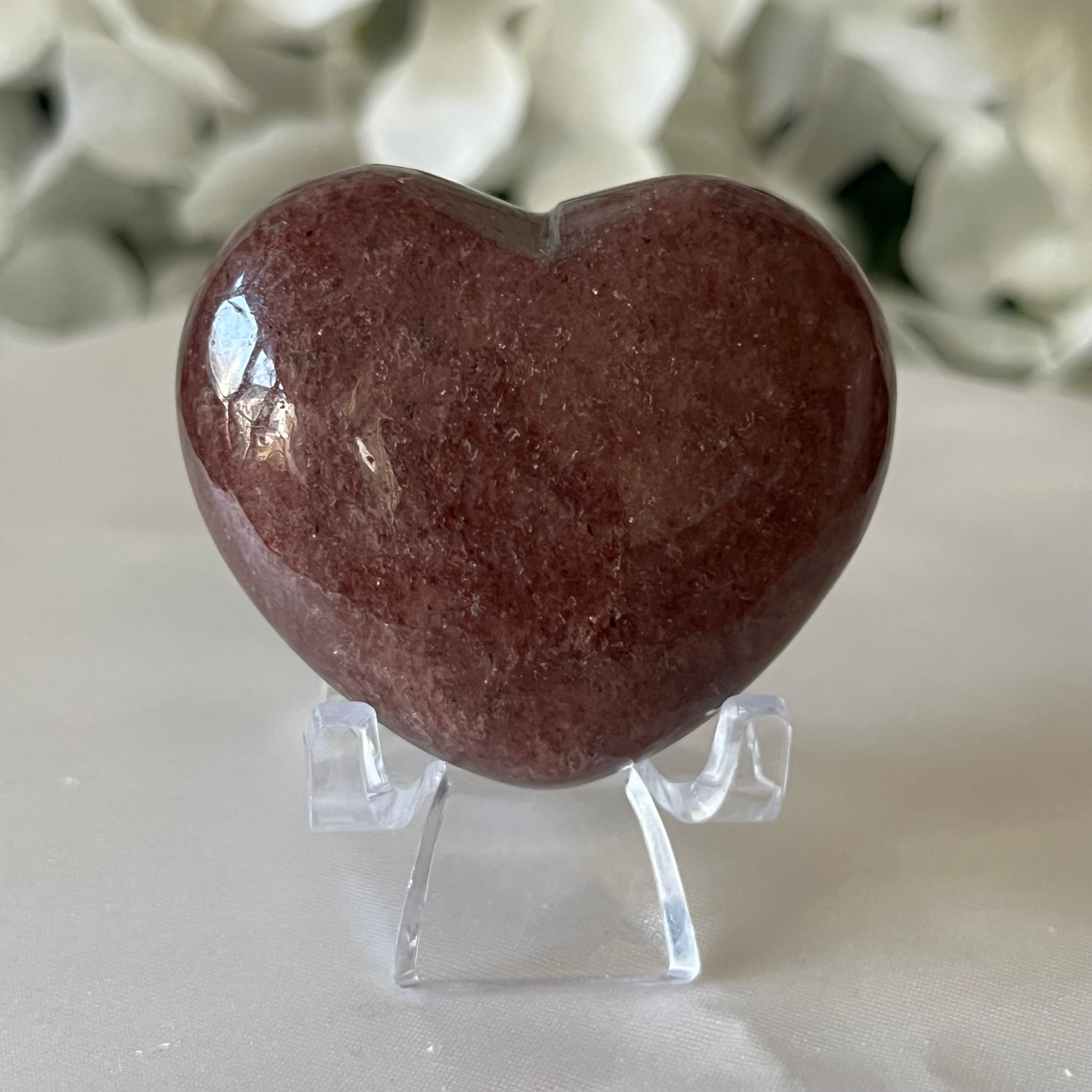 Red Mica Heart Crystals