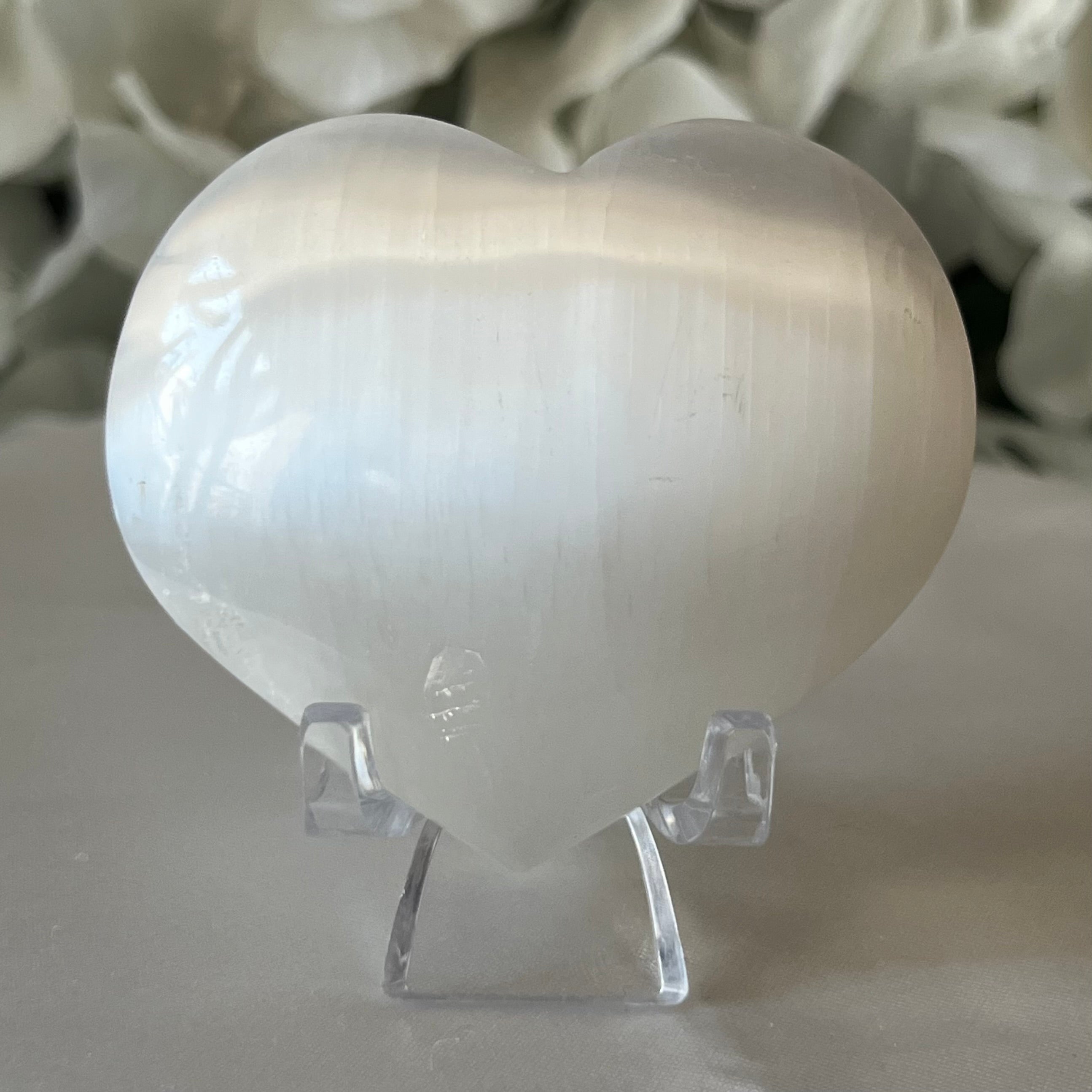 Selenite Heart - Cleansing & Purification Crystals