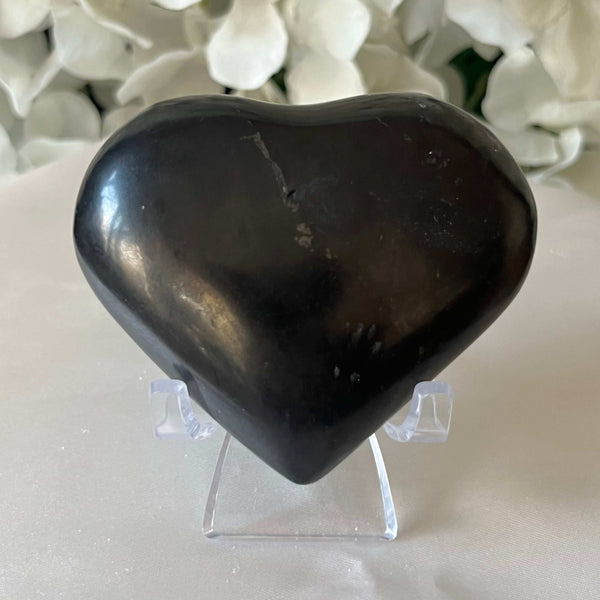 Shungite Heart - Stone of Life & Transmutation Crystals