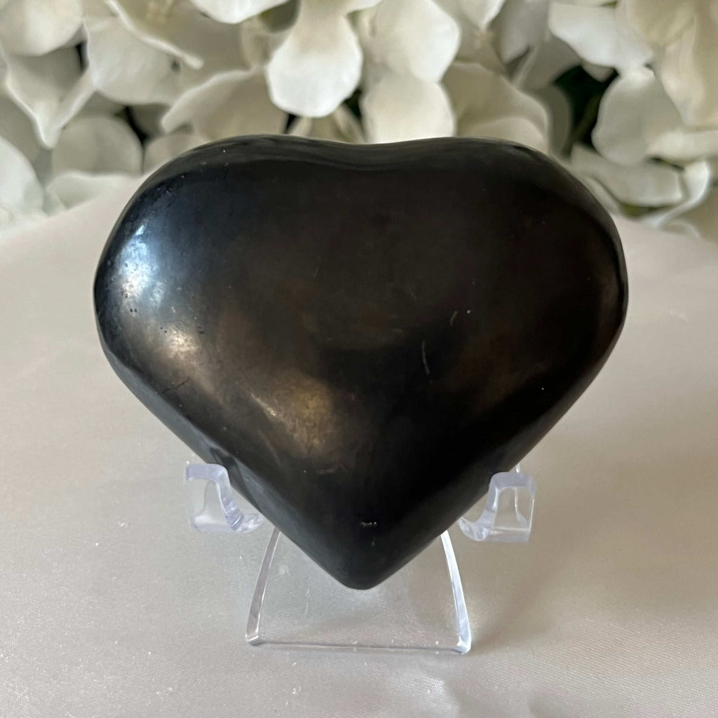 Shungite Heart - Stone of Life & Transmutation Crystals
