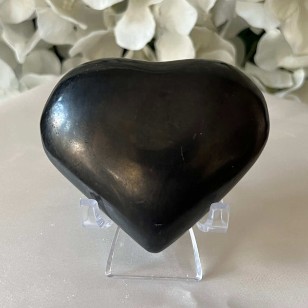 Shungite Heart - Stone of Life & Transmutation Crystals