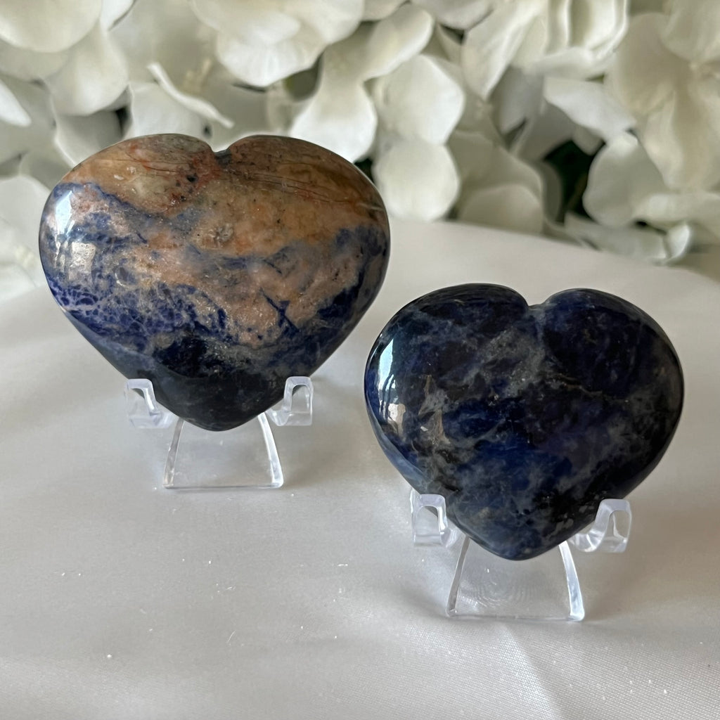Sodalite Heart - Wisdom & Guidance Crystals