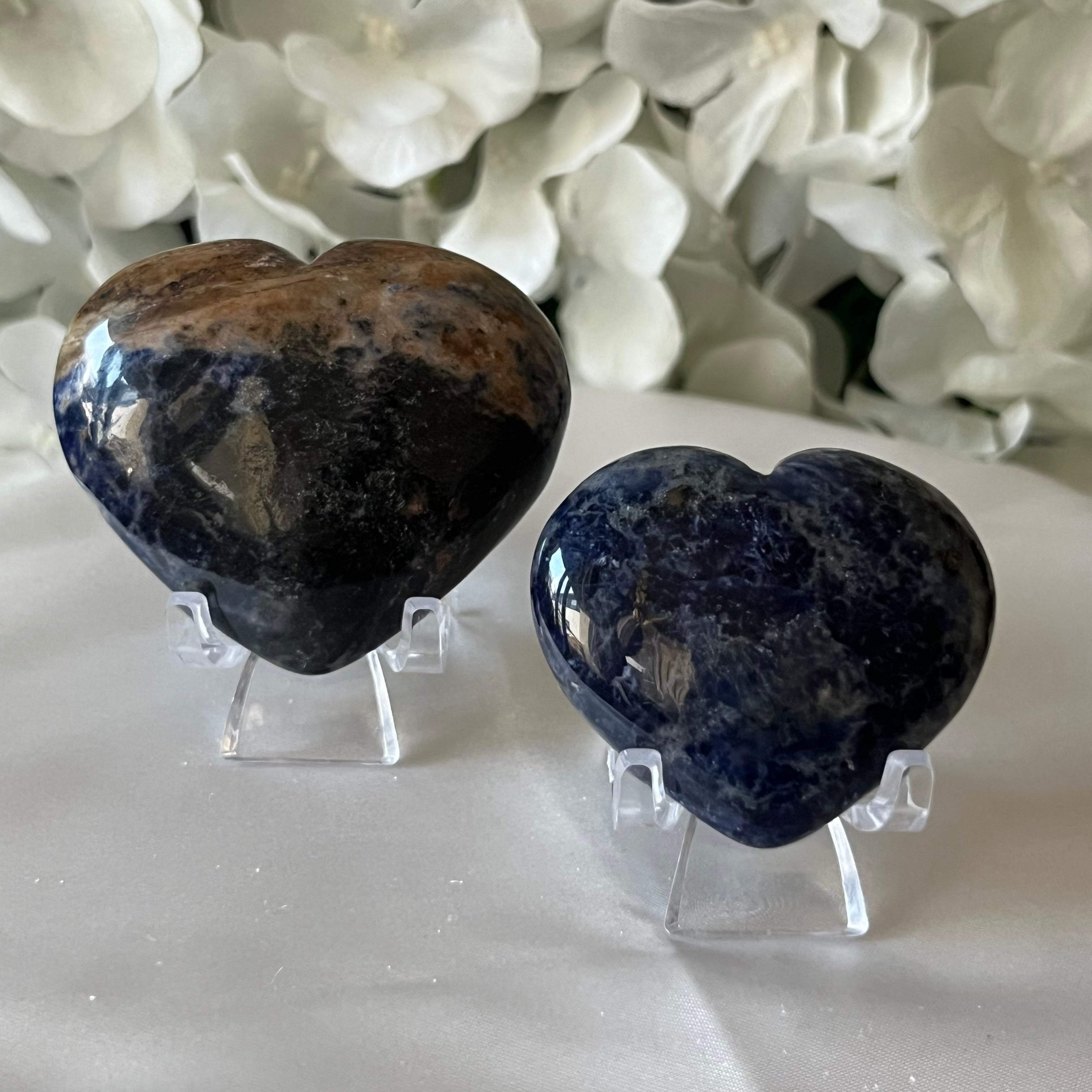Sodalite Heart - Wisdom & Guidance Crystals
