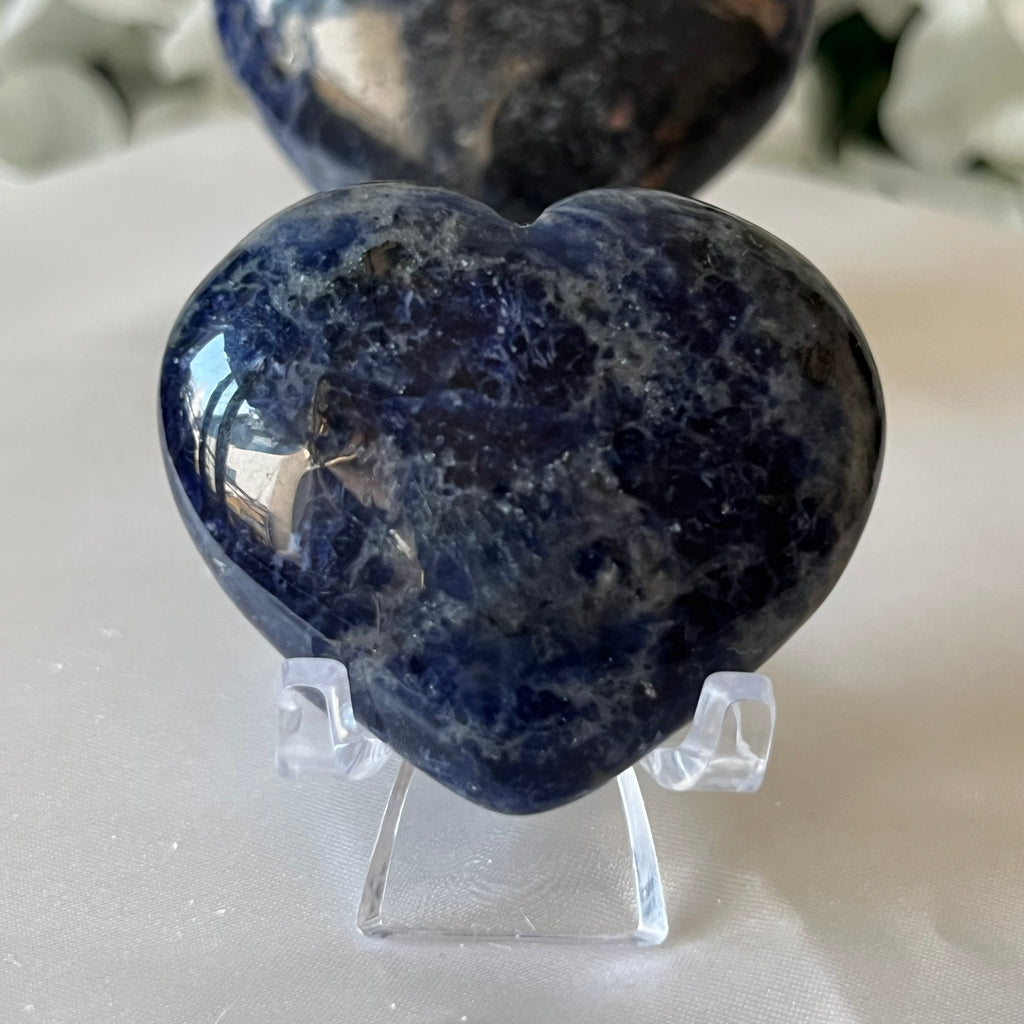 Sodalite Heart - Wisdom & Guidance Crystals