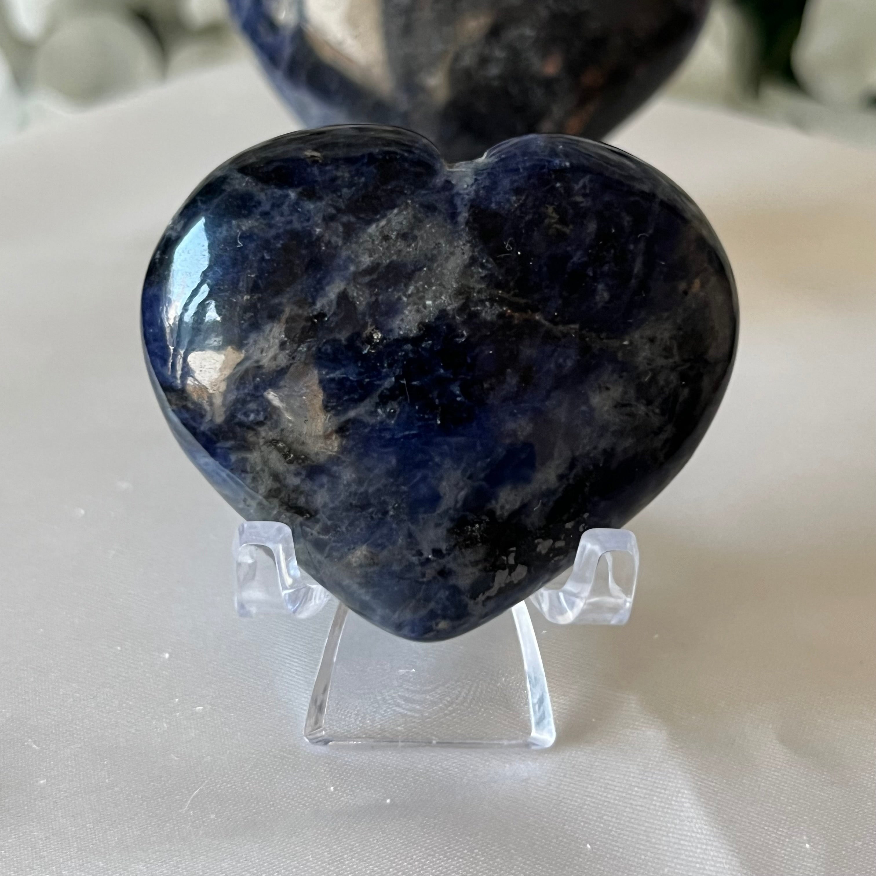 Sodalite Heart - Wisdom & Guidance Crystals