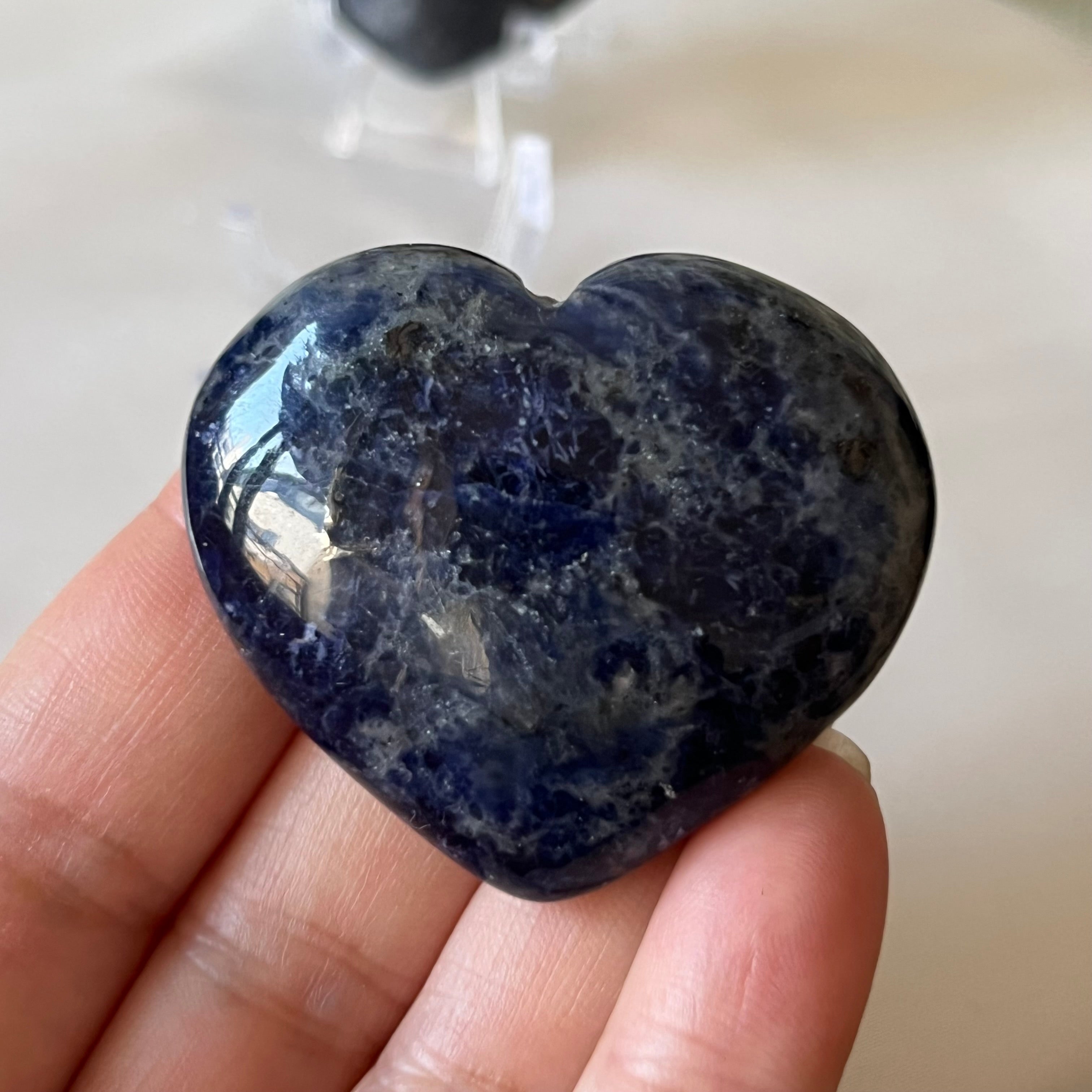 Sodalite Heart - Wisdom & Guidance 4.5cm x 4cm Crystals