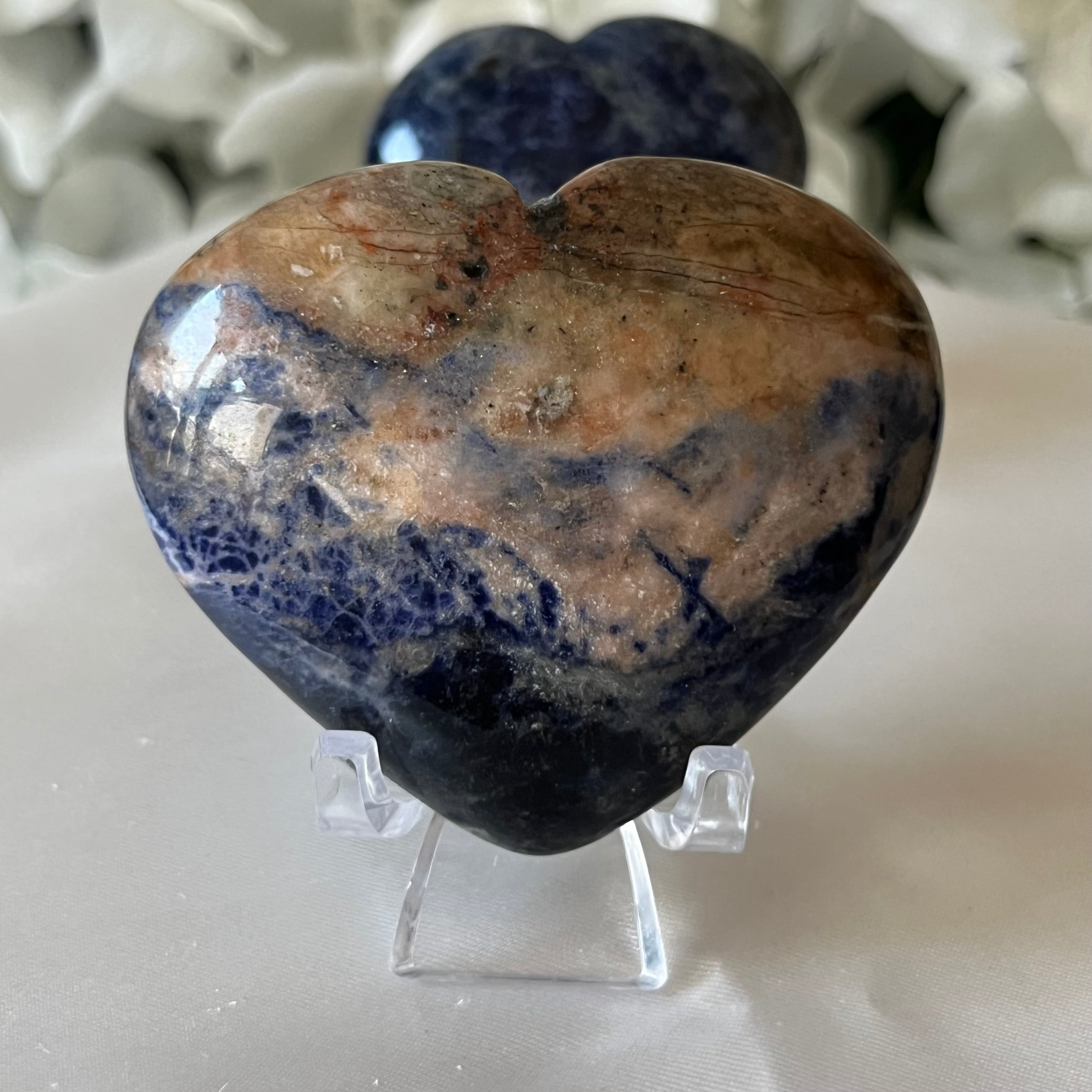 Sodalite Heart - Wisdom & Guidance Crystals