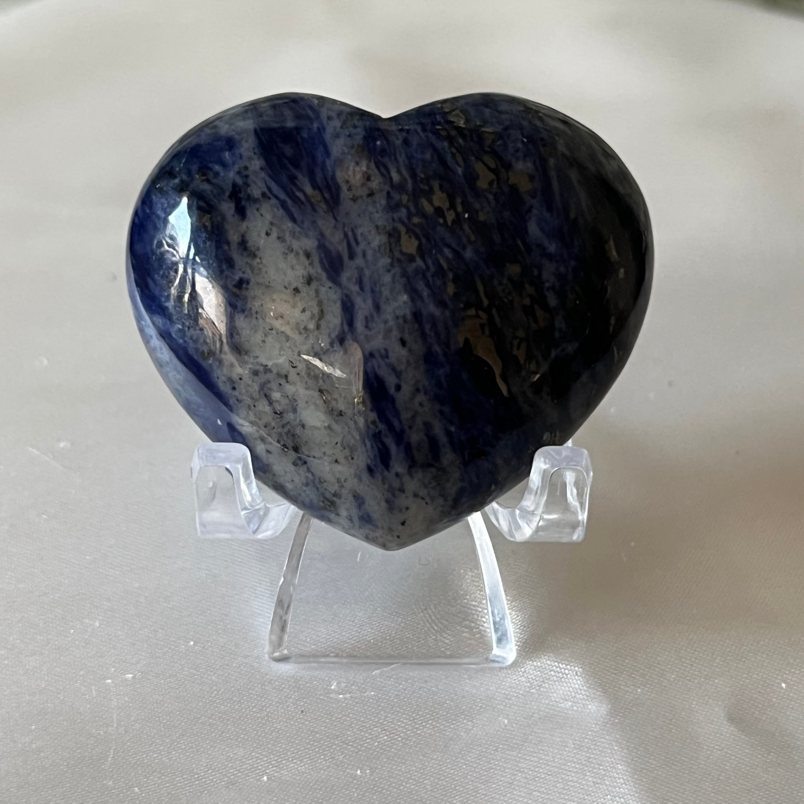 Sodalite Heart - Wisdom & Guidance Crystals