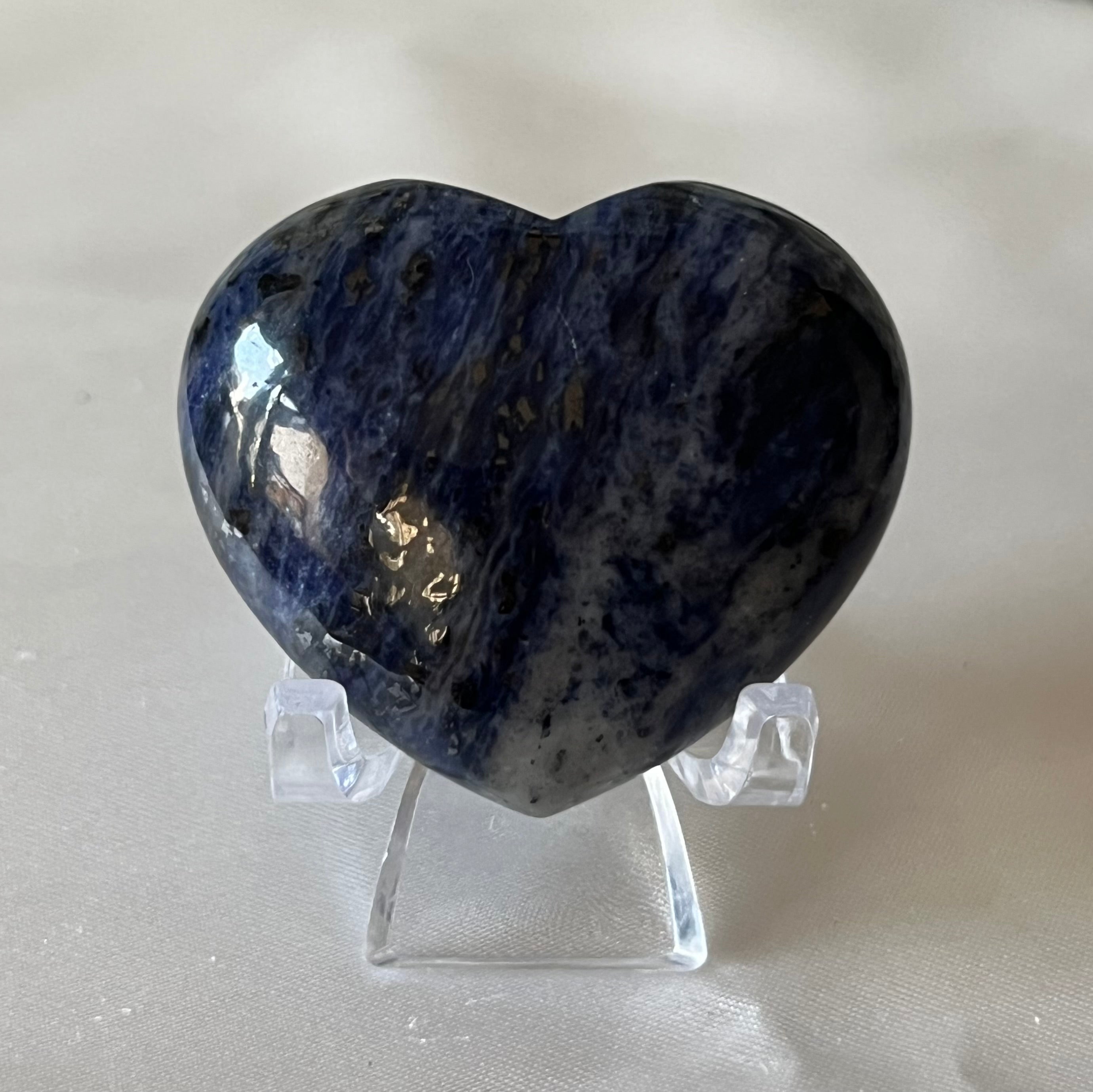 Sodalite Heart - Wisdom & Guidance Crystals
