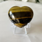 Tiger's Eye Heart - Courage & Protection Crystals