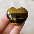 Tiger's Eye Heart - Courage & Protection 4cm Crystals