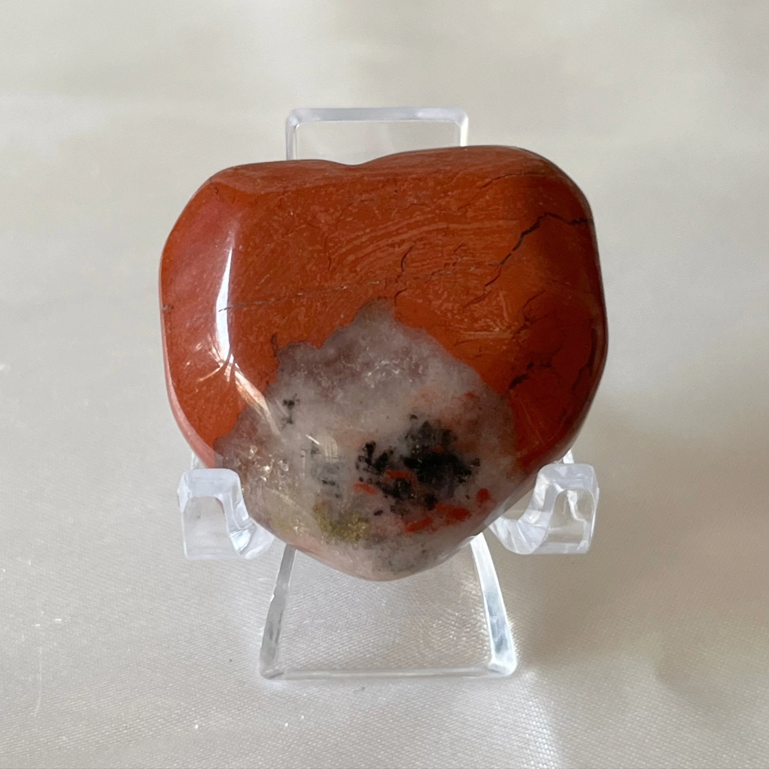 Red Jasper Heart - Vitality & Protection Crystals
