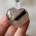 Tourmalinated Quartz Puff Heart - Union & Happiness 1- 3cm Crystals