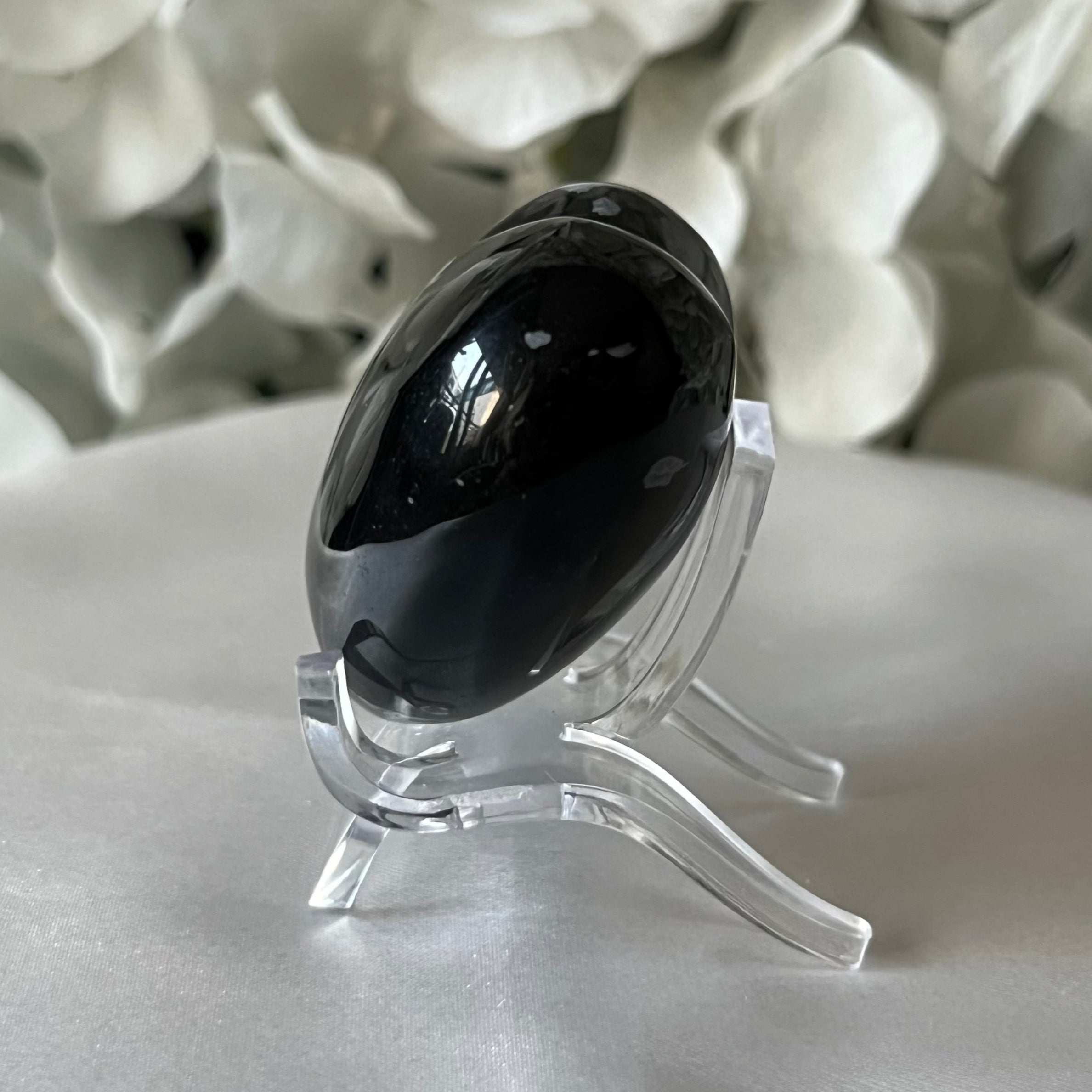 Snowflake Obsidian Heart - Renovation & Personal Strength Crystals