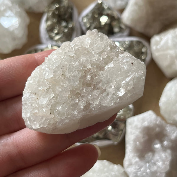apophyllite cluster for meditation and anxiety