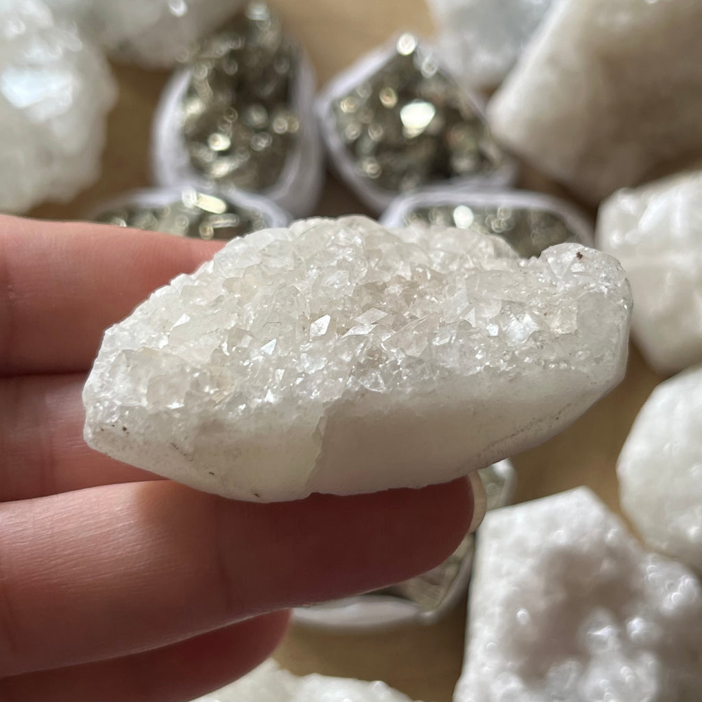 apophyllite cluster for meditation and anxiety