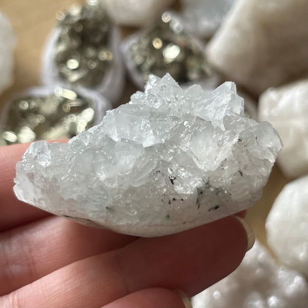 apophyllite cluster for meditation and anxiety