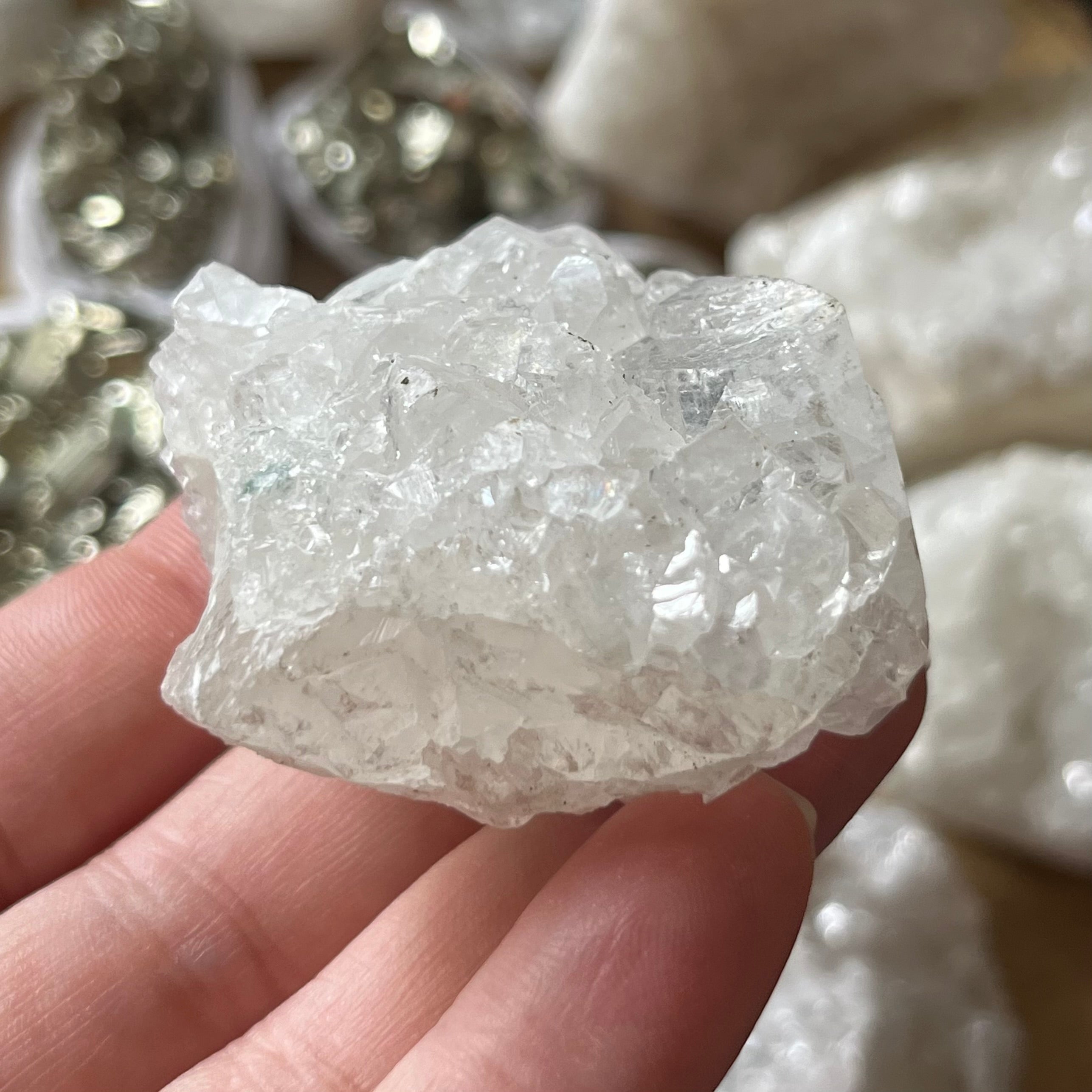 apophyllite cluster for meditation and anxiety