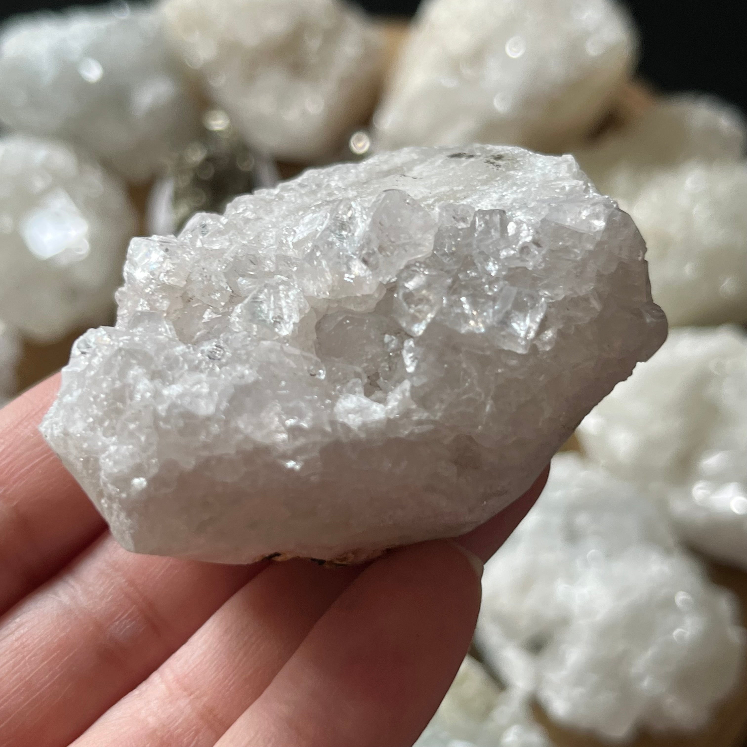 apophyllite cluster for meditation and anxiety