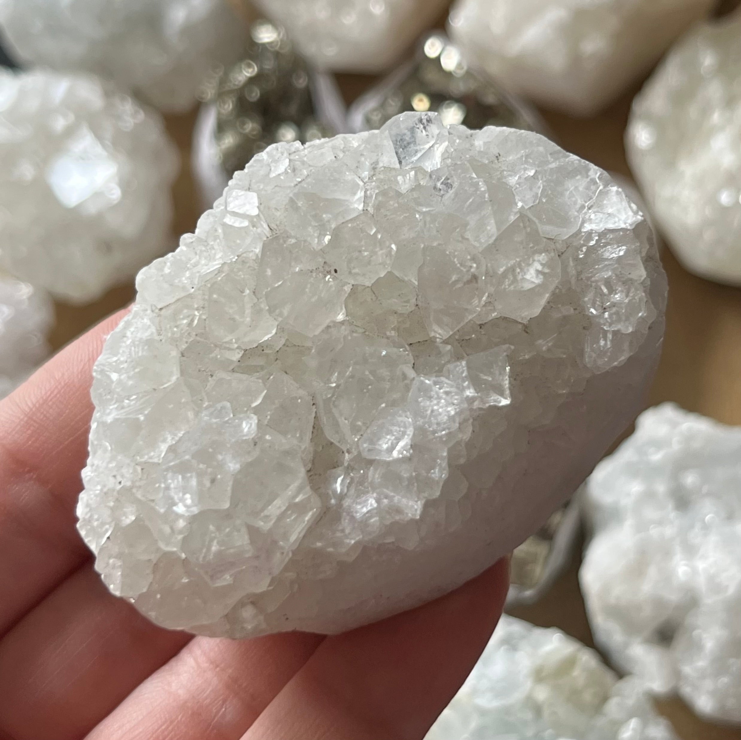 apophyllite cluster for meditation and anxiety